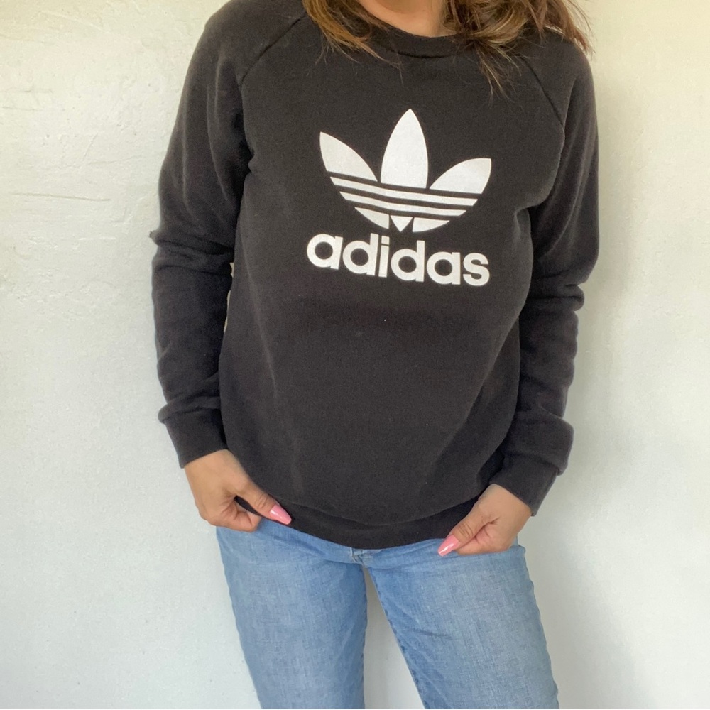 Adidas Trefoil Crewneck Pullover Size Small